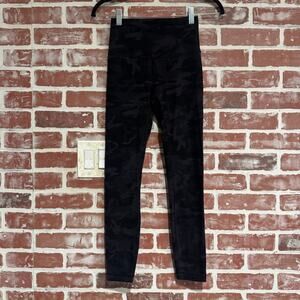 Lululemon Wunder Under High-Rise Tight Black Camo Women’s Size 4 EUC